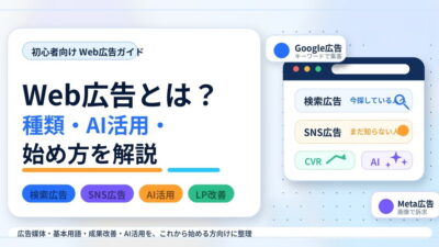 Web広告とは？初心者向けに種類・AI活用・始め方を分かりやすく解説